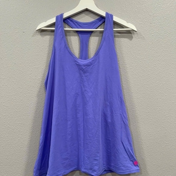 NWOT Lilly Pulitzer LUXLETIC TANK UPF 50t .Aurora Purple, - Picture 3 of 5